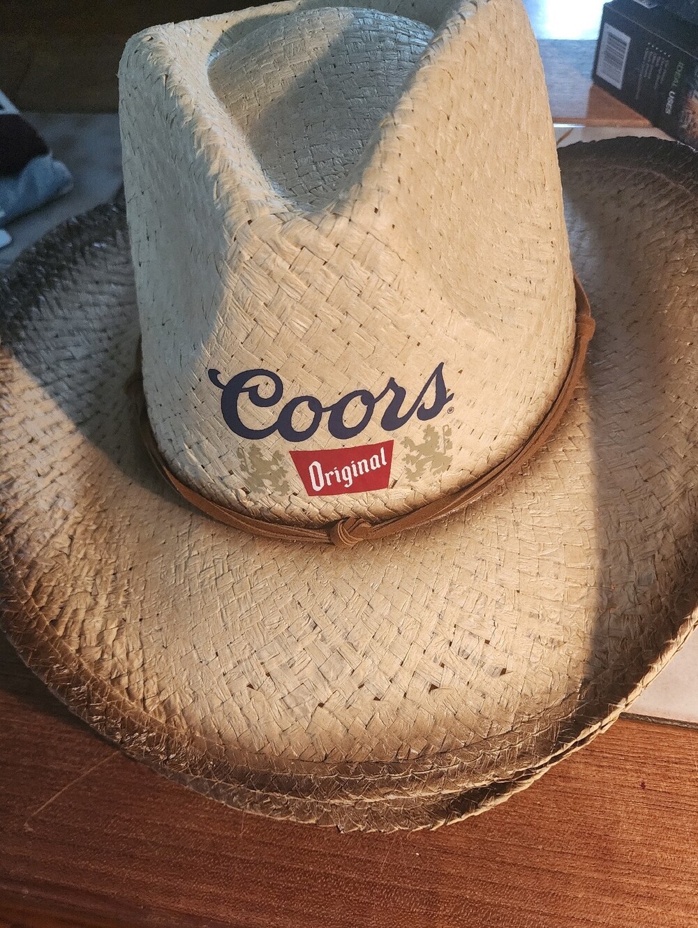 Coors Original Straw Cowboy Hat NEW